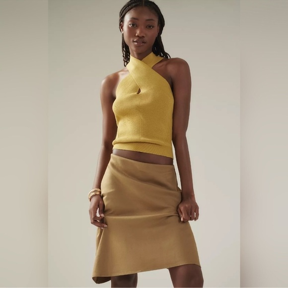 Anthropologie Dresses & Skirts - NWT The Tilda Slip Skirt: Linen Knee-Length Edition 🛹